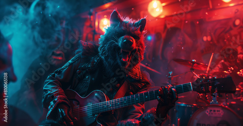 A misfit werewolf musician forming a band with other supernatural creatures  Halloween Wallpaper