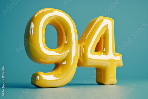 Number 94 in 3d style 