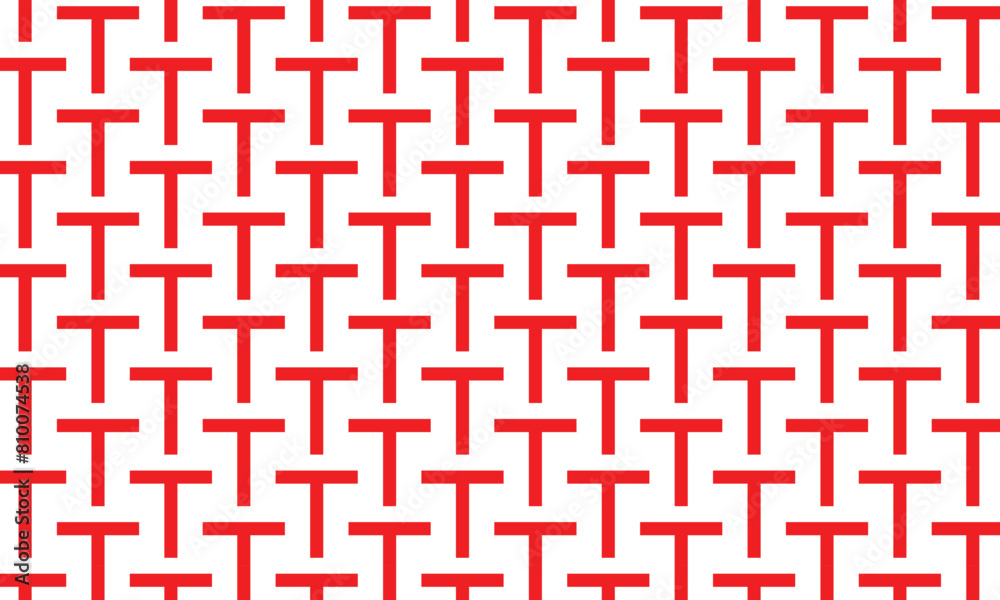 abstract simple red t pattern can be used background, banner, poster. abstract simple red t pattern can be used background, banner, poster.