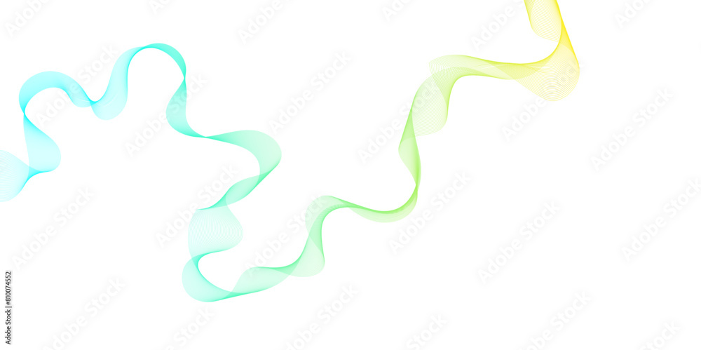 Abstract backdrop with colorful wave gradient lines on white background. Modern technology background, wave design. Vector illustration. Abstract backdrop with colorful wave gradient lines on white background. Modern technology background, wave design. Vector illustration.