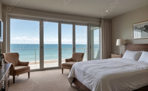 Relaxing Seaside Bedroom with Ocean View © Rezhwan