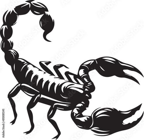 SCORPION silhouette vector EPS