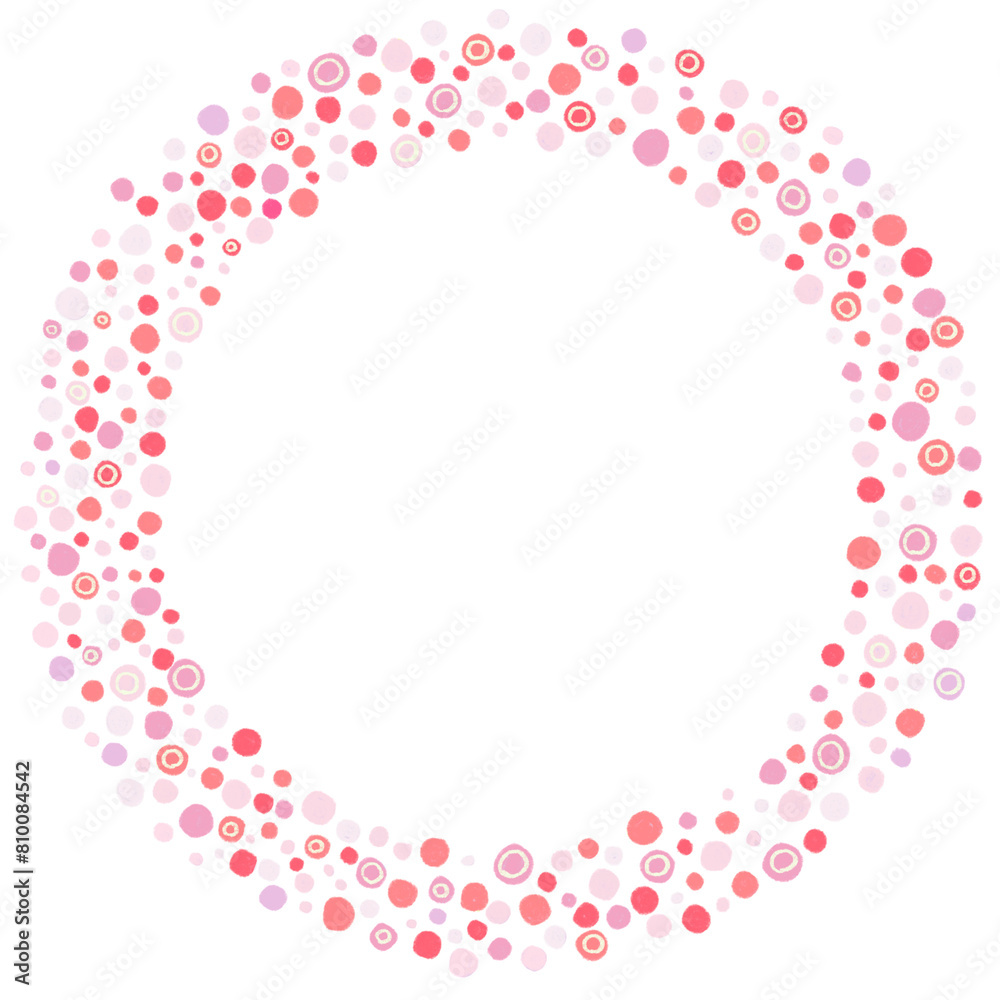 Colorful Pink Bubble Ring Colorful Pink Bubble Ring