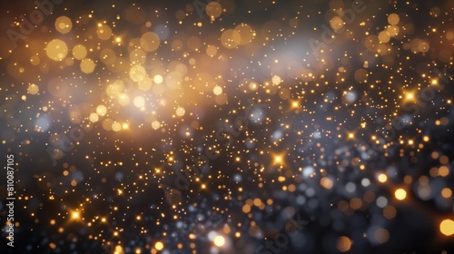 A sparkling galaxy of stars against a glittering midnight sky.