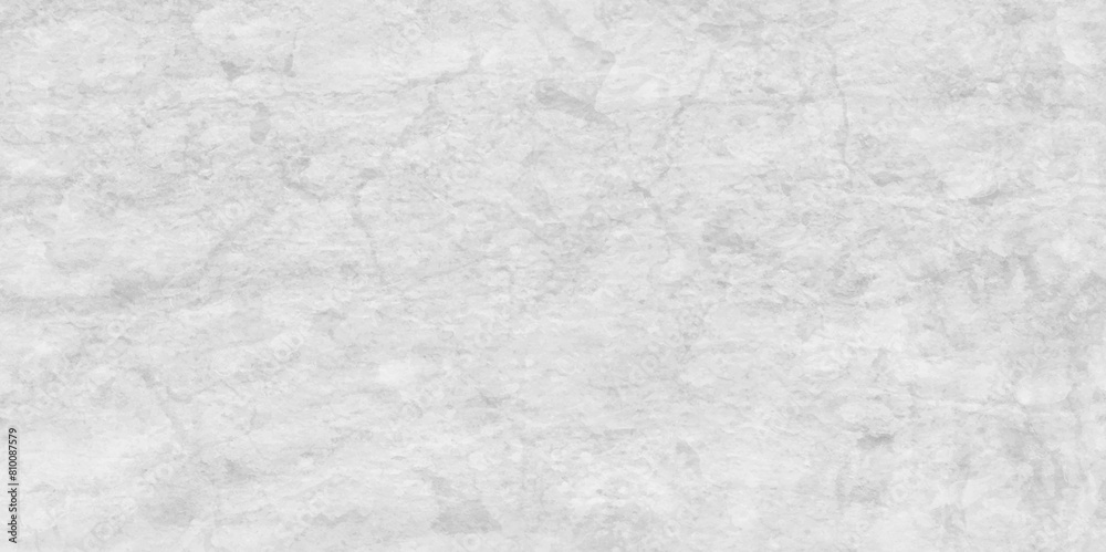 Naklejka premium White stone marble concrete wall grunge for texture backdrop background. Old grunge textures with scratches and cracks. White painted cement wall, modern grey paint limestone texture background.