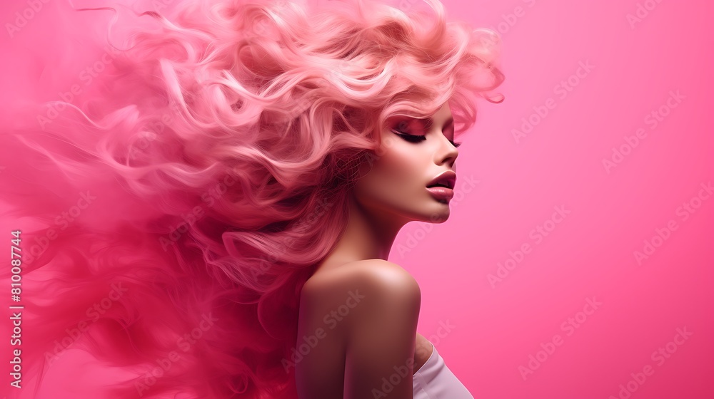 A Ultra pink color background image.