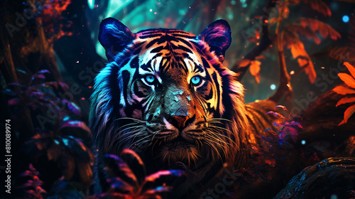 abstract beautiful tiger Intriguing Chic Moder