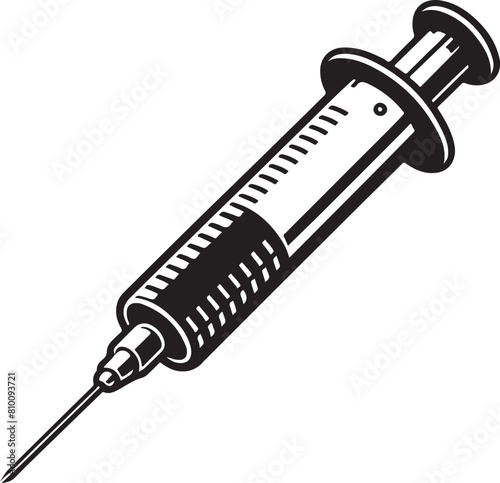 syringe with blood