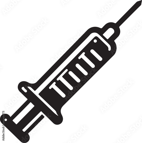 syringe with blood