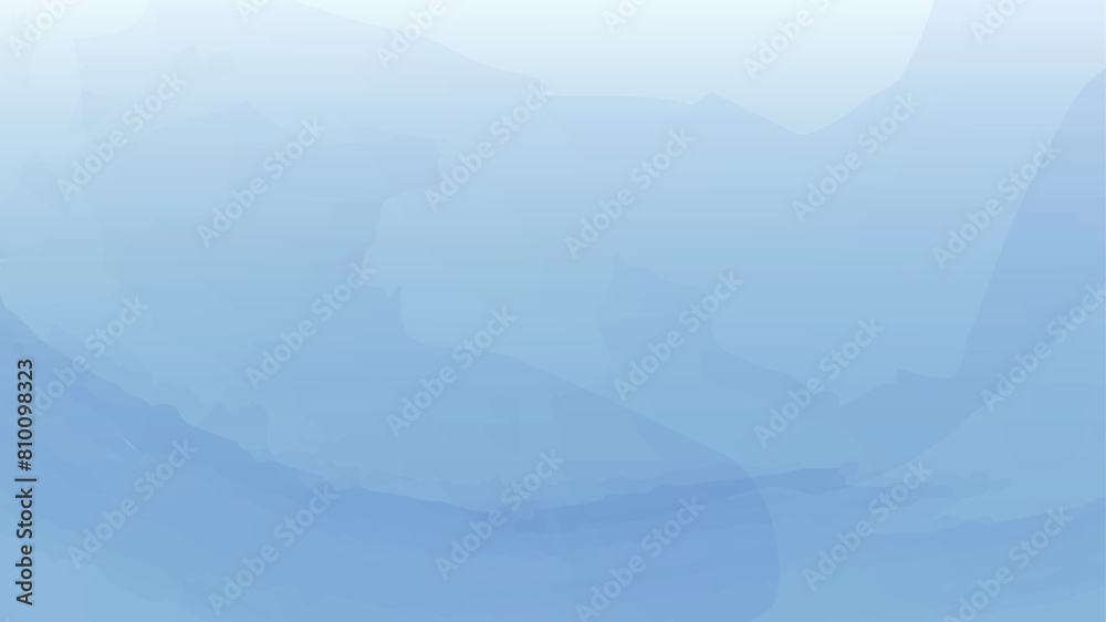 Fototapeta premium A serene blue watercolor background in vector format. Perfect for adding a tranquil, artistic touch to your designs. Ideal for invitations, posters, branding, and various creative projects.