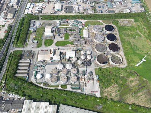 aerial view of Hull Sewage Treatment Works