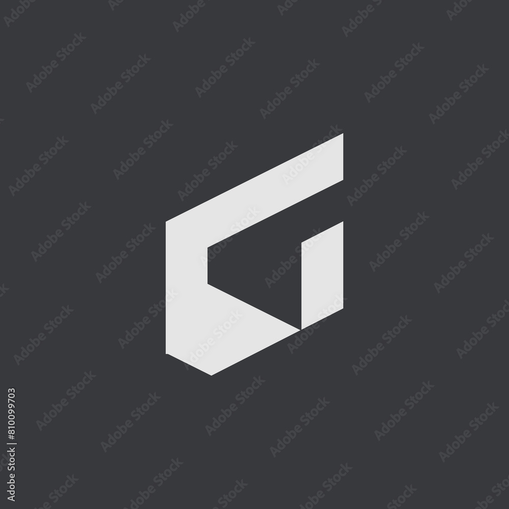 Monogram Letter G Logo. Gray Luxury with Geometry Style Isolated on Dark Background. Usable for Company and Branding Logos. Flat Vector Logo Design Template. Monogram Letter G Logo. Gray Luxury with Geometry Style Isolated on Dark Background. Usable for Company and Branding Logos. Flat Vector Logo Design Template.