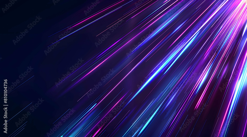 3d Render, Blue purple light line through dark background, hyper speed warp in space. 3d Render, Blue purple light line through dark background, hyper speed warp in space.