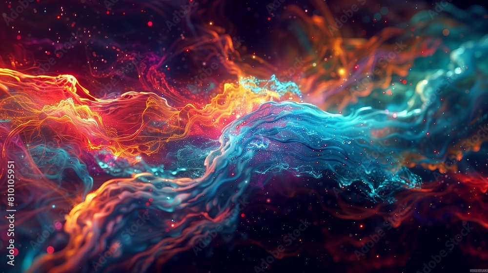 Vibrant streams of liquid energy coursing through a network of intricate channels. Vibrant streams of liquid energy coursing through a network of intricate channels.