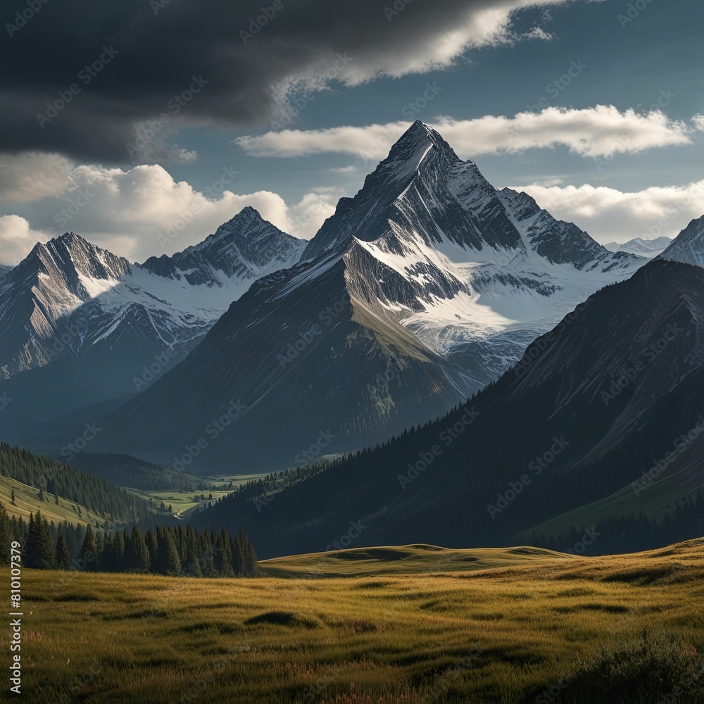 Fototapeta premium mountains in the morning