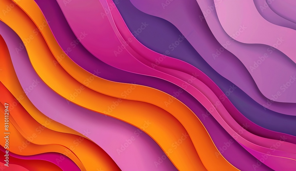 Colorful background with a gradient of purple, pink and orange with ...