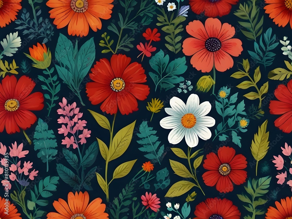 seamless floral pattern seamless floral pattern