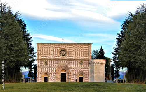 Basilica de Santa Maria de Collemaggio. L'Aquila Italia