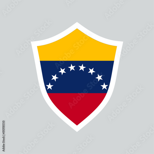 Venezuela Flag in Shield Shape Frame Free Download Venezuela Flag in Shield Shape Frame - GFXLoad