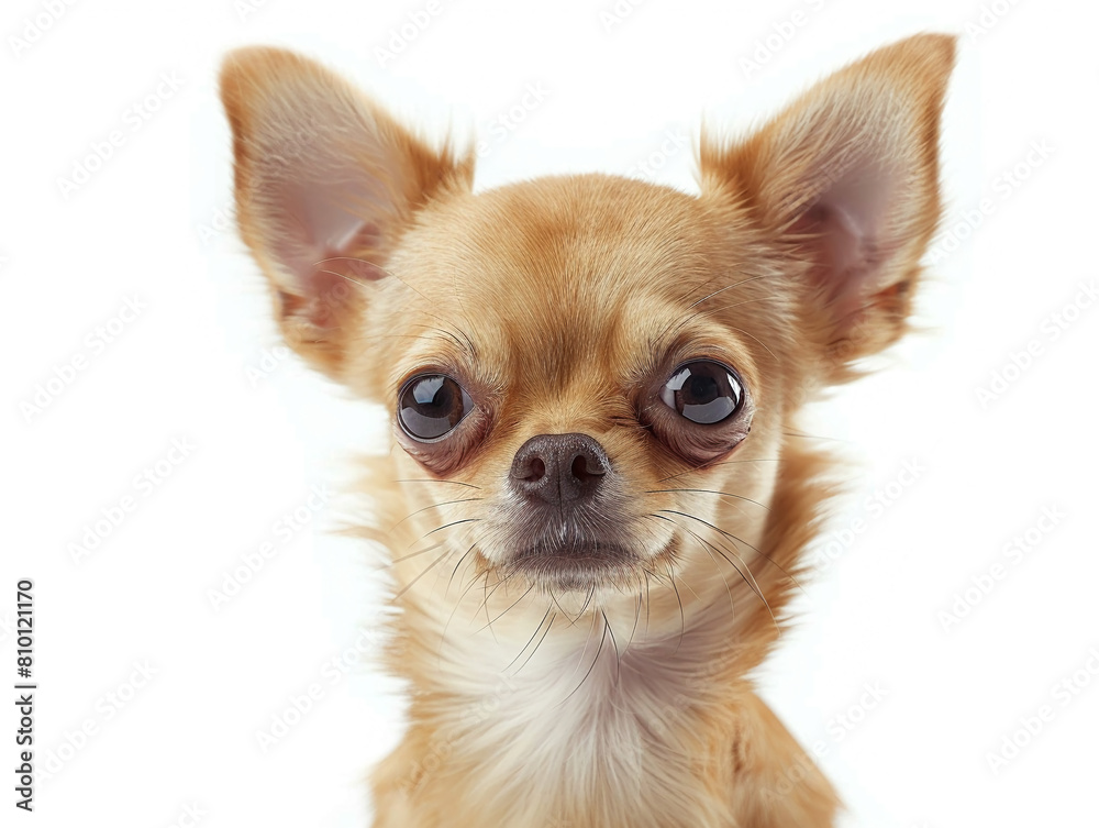 Cute Chihuahua photo isolate on white background Cute Chihuahua photo isolate on white background