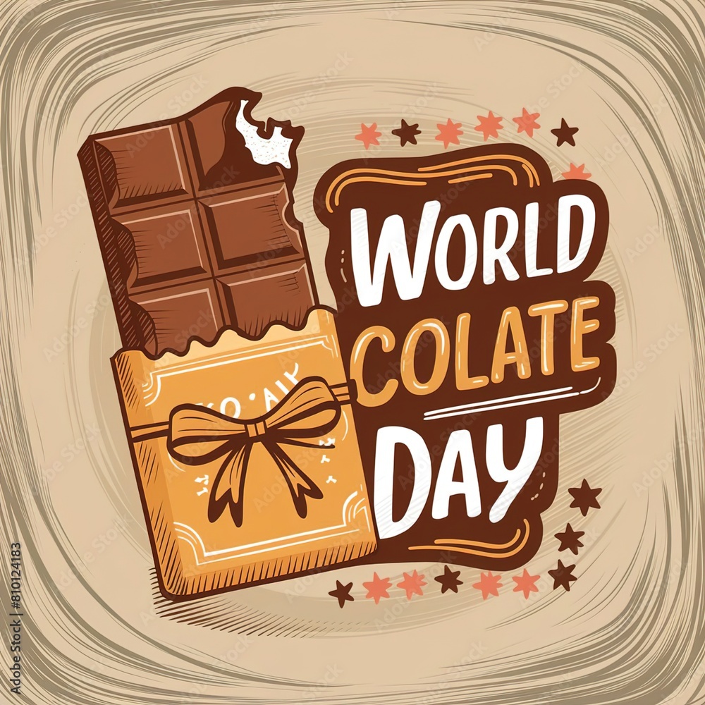 world chocolate day t-shirt Design world chocolate day t-shirt Design