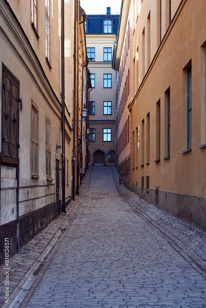 Fototapeta premium Enge Gasse in Stockholm