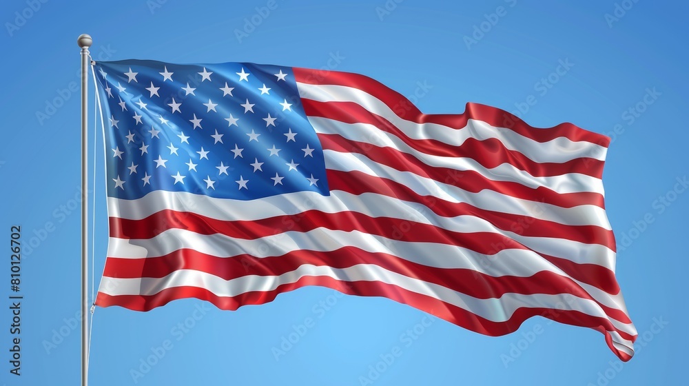 illustration vector realistic USA memorial day july 4. illustration vector realistic USA memorial day july 4.