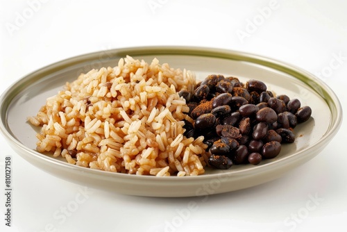 Vibrant Adobo Rice and Black Beans Delight