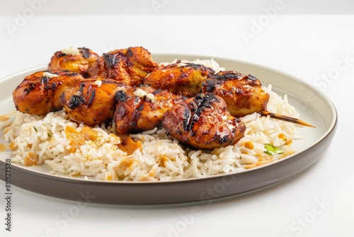 Flame-Grilled Afghani Chicken with Vibrant Cardamom and Cashew Nut Glaze