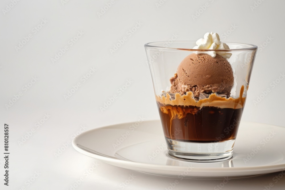Irresistible Italian Affogato with Espresso and Chocolate Gelato Irresistible Italian Affogato with Espresso and Chocolate Gelato
