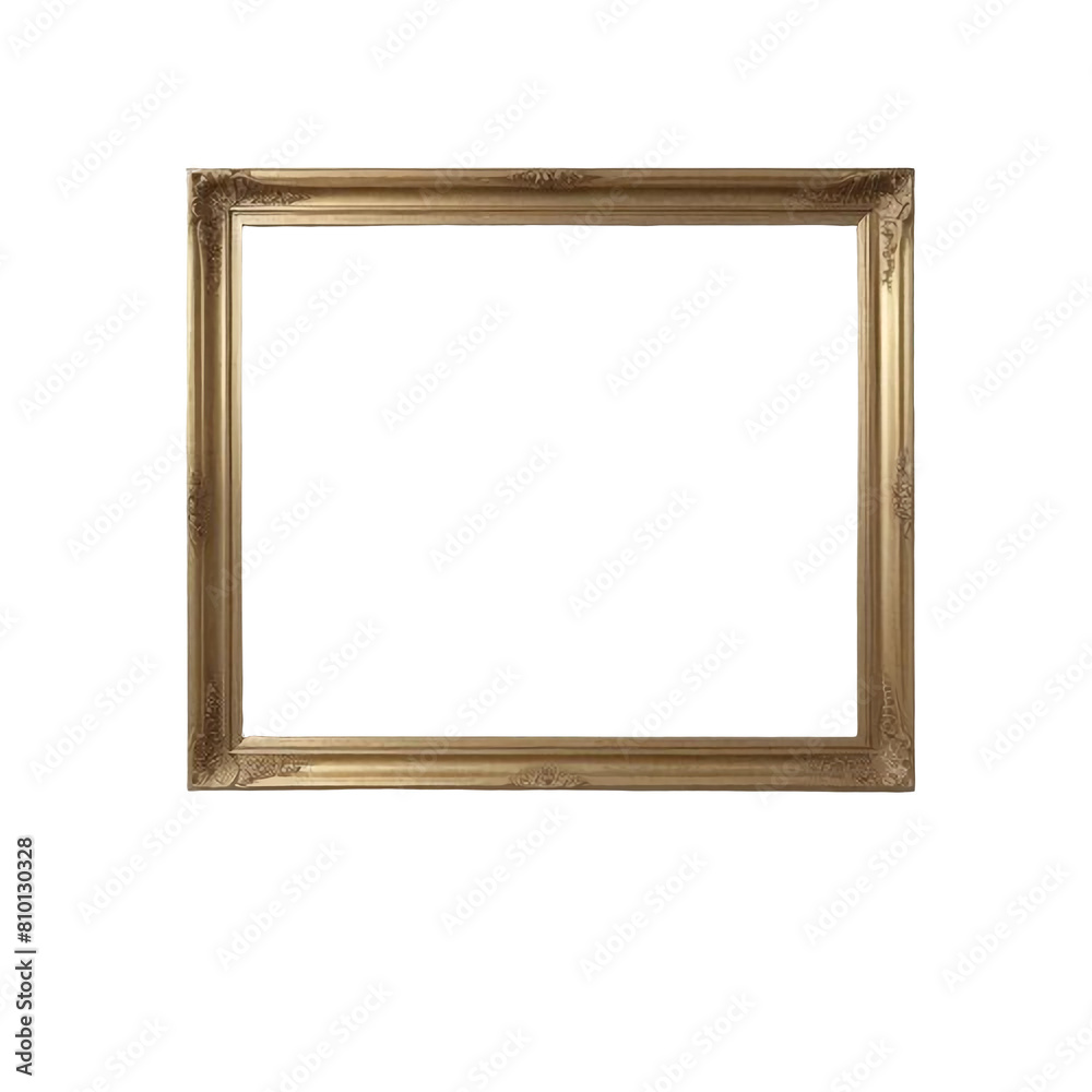 TRANSPARENT PNG ULTRA HD 8K An empty, plain painting frame rests at the very edge of a transparent background, ready for a masterpiece TRANSPARENT PNG ULTRA HD 8K An empty, plain painting frame rests at the very edge of a transparent background, ready for a masterpiece