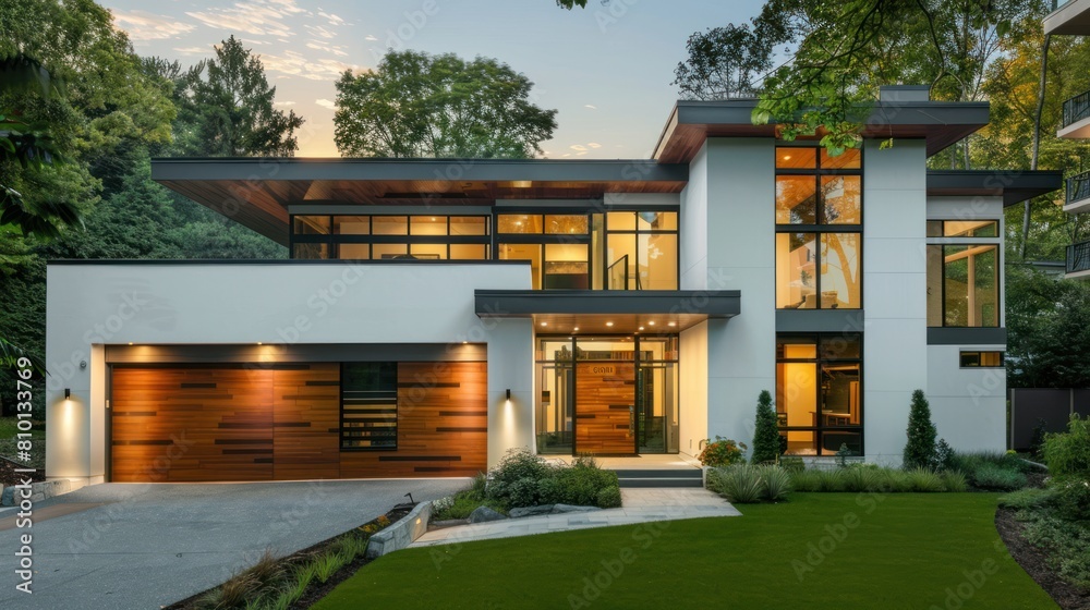 House design, white minimalist house House design, white minimalist house