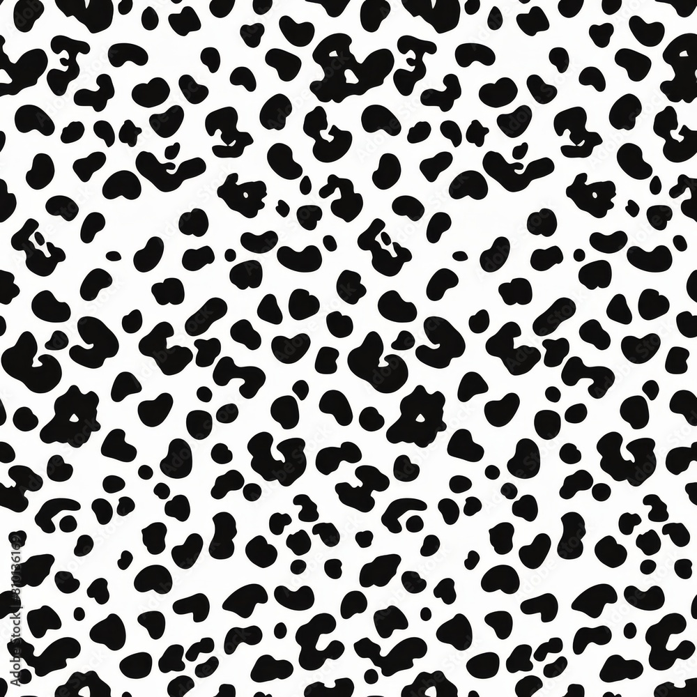 Black and White Animal Print Background Black and White Animal Print Background