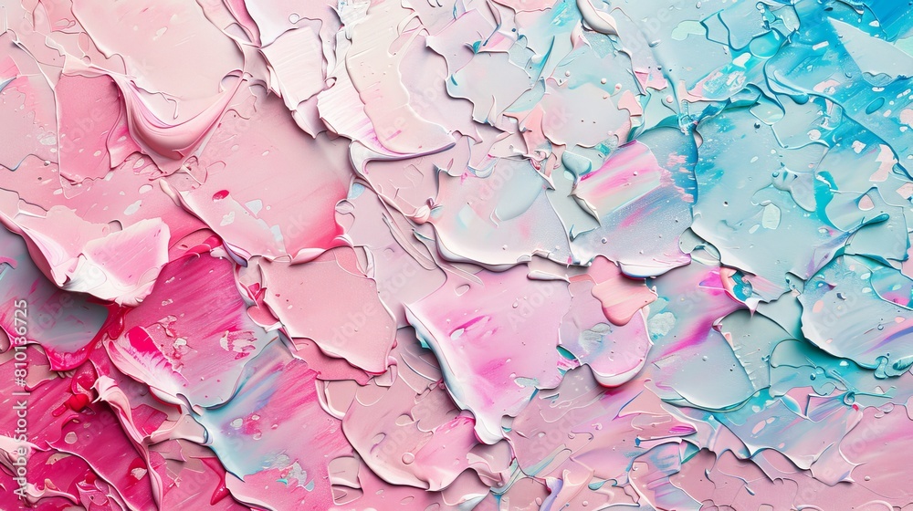 Pastel-colored art oil and acrylic smear blot canvas painting creating a textured background. Pastel-colored art oil and acrylic smear blot canvas painting creating a textured background.