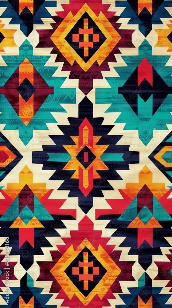 Aztec patterns for a bold statement Aztec patterns for a bold statement