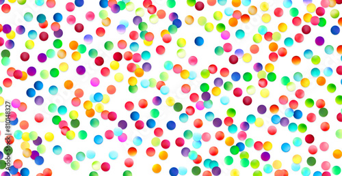 Colorful Bubble Confetti Spread