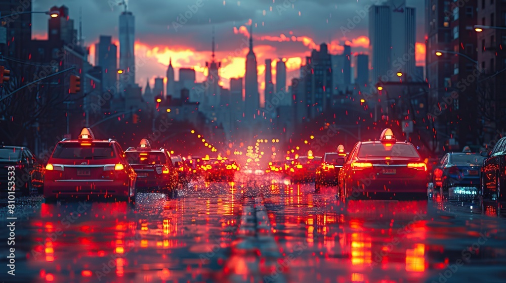 Fototapeta premium view of the city