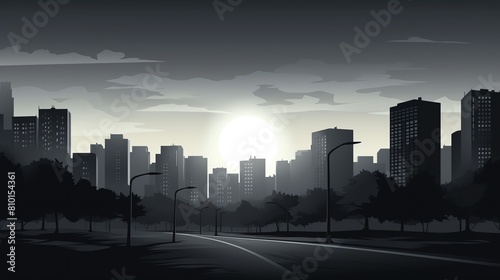 Capturing for Image of a dark and mysterious cityscape