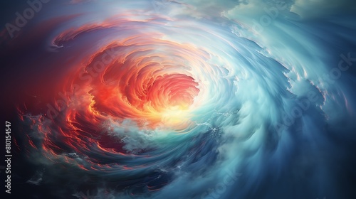 The eye of the storm. A beautiful and terrifying force of nature. Captured in this stunning image.
