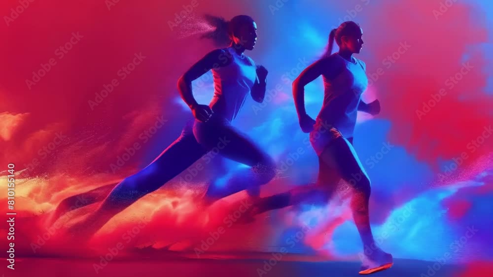 Dynamic Dual Runners in Fiery and Icy Trails Dynamic Dual Runners in Fiery and Icy Trails