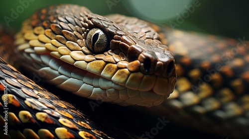 Close-up of a snake's eye and scales © Balaraw