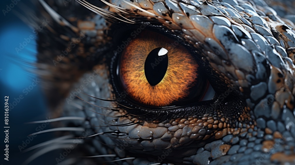 Extreme close-up of a reptile eye Extreme close-up of a reptile eye