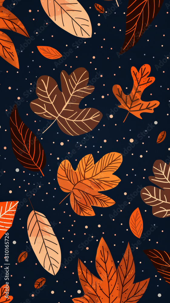 Autumn Leaves Vector Background Autumn Leaves Vector Background