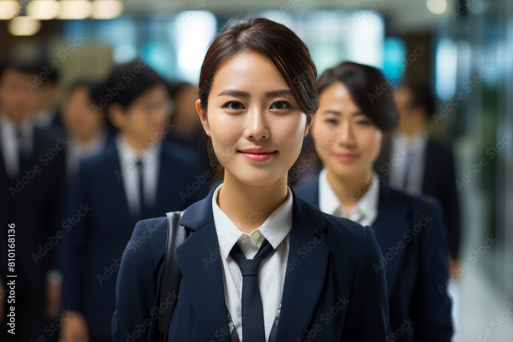 Confident young asian businesswoman in formal suit Confident young asian businesswoman in formal suit
