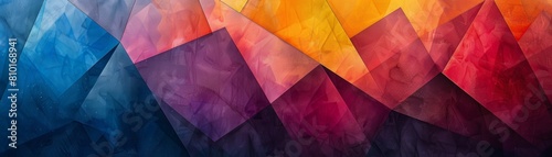Abstract watercolor background with vibrant colors. photo