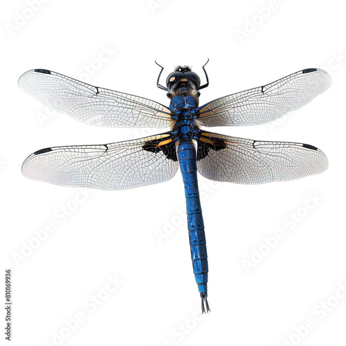 dragonfly isolated on white © Saad
