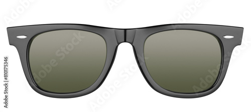 Modern black sunglasses