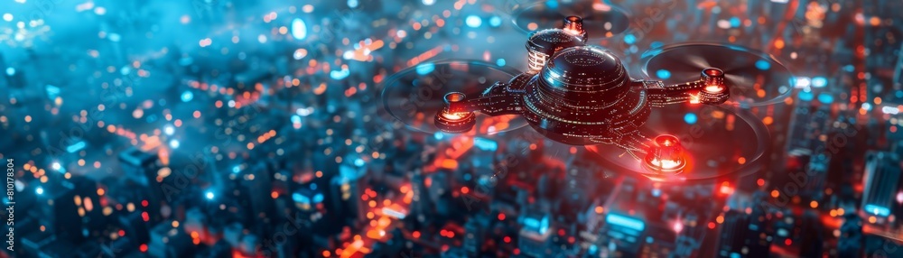 The image shows a futuristic city with flying cars and buildings. The image shows a futuristic city with flying cars and buildings.
