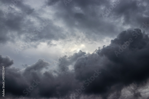 Storm clouds in gray tones