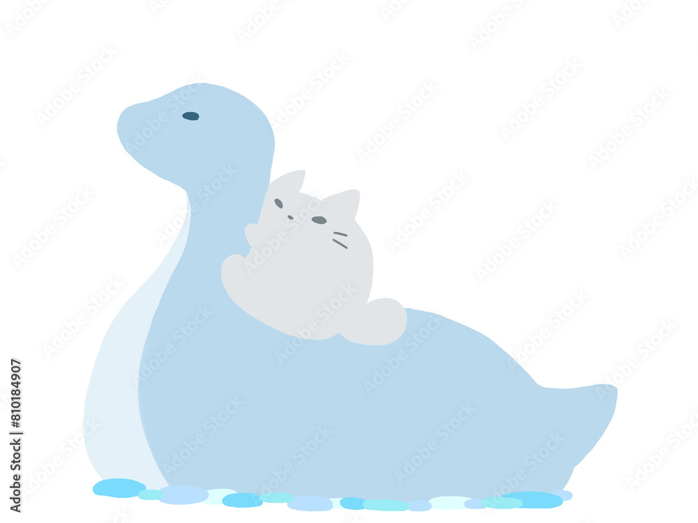 恐竜のりねこ 恐竜のりねこ